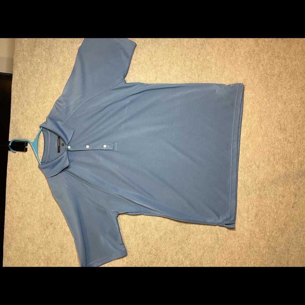 Greg Norman Men's Performance Polo Shirt - XL - Light Blue
